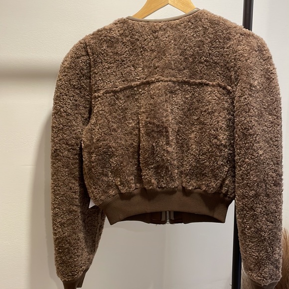 Last 1! ASTR the Label Stacy Faux Fur Jacket Brown - Picture 9 of 9